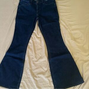 Hollister Dark Blue Flare Jeans